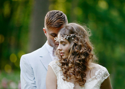 Romantične frizure za vjenčanje
